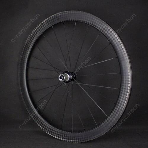 Wholesale Road Bike Touring Wheelset 50mm Full Carbon Wheelset 700c Road Bike R13 Upgraded Hubs 276g Cheap Road Bike Wheels
