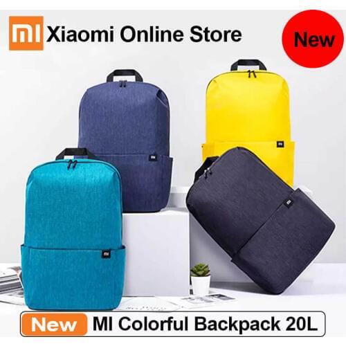 Original Xiaomi Mi Backpack 20L Big Capacity Bag Men Women 15.6inch Laptop Bag Level 4 Waterproof Colorful Backpack