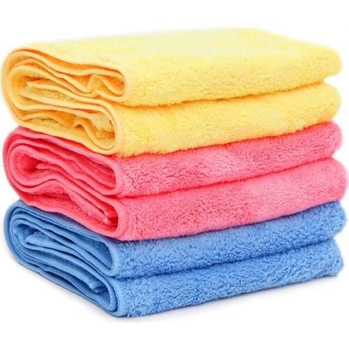 SINSNAN Microfiber Coral Fleece Dry Hair Towel For Girls Thicken Soft Super Absorbent Gym Yoga Adult Shower Towel Quick-Dry
