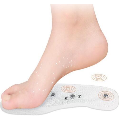 1 Pair Heel Pad Upset Arch Support Insoles Silica Gel Insoles Anti-slip Massage Casual Shoes