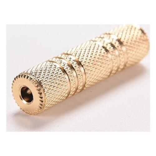 Stereo Audio Adapter Connector 3.5mm Female To Female Coupler F/F Extension For Dual Channel Stereo Audio Headphone Jack Cables