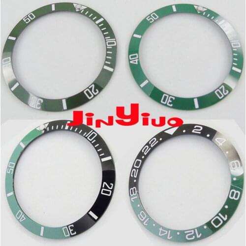 Luminous 38mm Ceramic Watch Bezel Ring insert Fit 40mm Automatic Men Watch