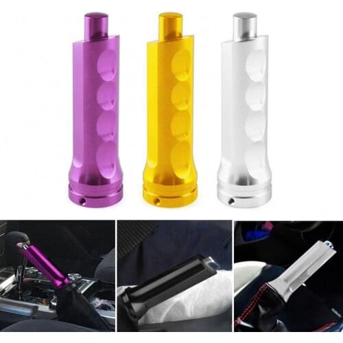 60% Hot Sale Car Modified Aluminum Alloy Universal Racing Anti-slip Handbrake Handle Cover Auto Interior Accessories