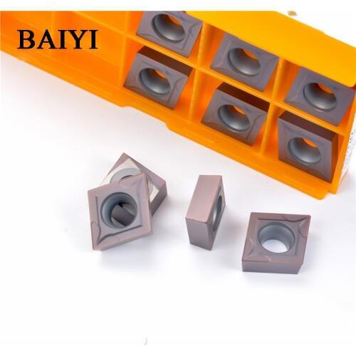 10pcs CCMT120404 VP15TF CNC inserts CNC machining stainless steel for Mitsubishi. CCMT 431