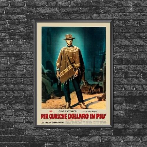For A Few Dollars More - italian spaguetti western Cinema Movie Poster Wall Painting Home Decoration (No Frame)