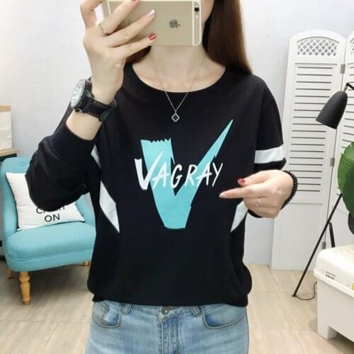 BOBOKATEER Graphic Sudaderas De Mujer Long Sleeve Sweatshirt Women Clothing O-Neck Felpe Donna Fashion Top Femme Dames Kleding