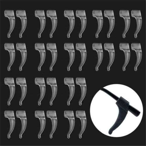 5 Pairs Silicone Glasses Ear Hooks Tip Eyeglasses Grip Ear Grip Hooks Anti Slip Holder for Eyeglasses Eyewear Accessories