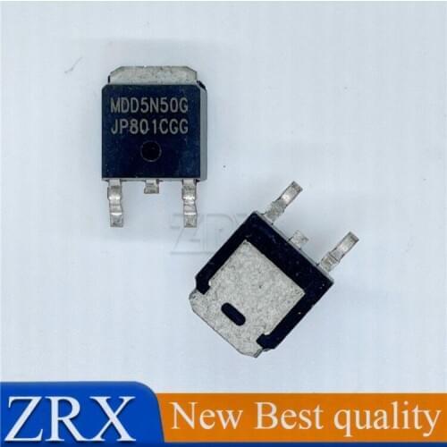 5Pcs/Lot New Original MDD5N50G The TO-252 Encapsulation Integrated circuit Triode In Stock