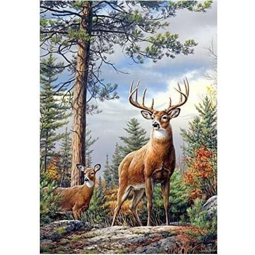 A3580 11CT/14CT/18CT/25CT/28CT night snowing patterns Counted Cross Stitch DIY Cross Stitch Kits Embroidery Needlework Sets