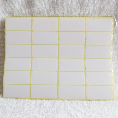 Free Shipping 3.5*3.5cm Blank White Square Paper Sealing Sticker For Cookie Cake Party Gift Box Packaging Label Adhesive Sticker