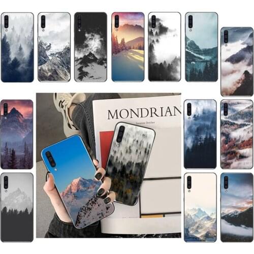 Mountain Peak Forest Snow mountain Phone Case For Samsung Galaxy A50 A70 A51 A52 A32 A02 A21 A12 M31