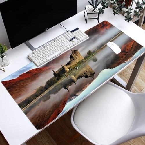 Sell Well Gaming Large Size Mouse Pad Natural Landscape Design Mousepad Game Mouse Mat Office Decoration Table Mat 90*40cm