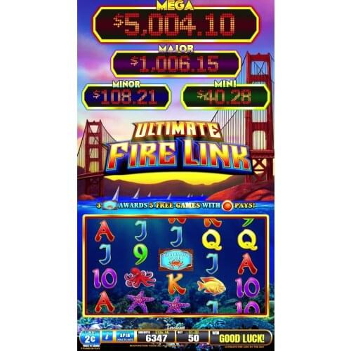 Newest America 8 IN 1 Multi Fire Link Slot Skill Game Ultimate Fire Link Slot Machines for sale