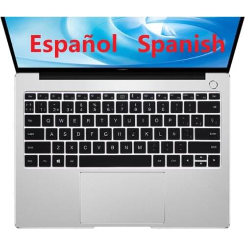 Spanish / english / Korean Silicone Keyboard Cover Protector skin for HUAWEI MateBook D 14 2020 MateBook 14 2021
