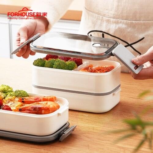 Microwave Lunch Box 304 Stainless Steel Dinnerware Food Storage Container Children Kids School Portable Bento Box Free Shipping
