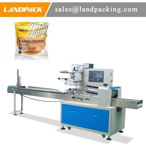 Single Bun Horizontal Flow Wrap Machine