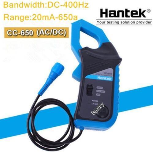 Hantek CC-65 CC-650 AC DC Multimeter Current Clamp Meter With BNC Connector Oscilloscope Probe Current AC DC Clamp Meters