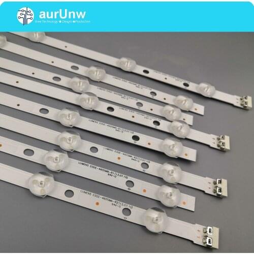 New 8 PCS/set LED backlight strip for Samsung UE46H5373 UE46H6203 UN46FH6030F D3GE-460SMA-R2 D3GE-460SMB-R1 2013SVS46 3228N1