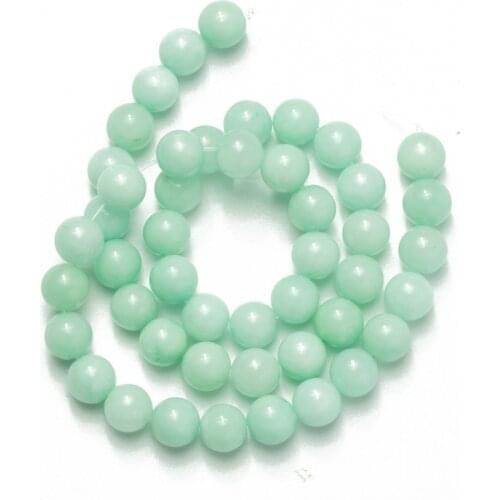 Wholesale Amazonite Stone Beads Round Loose Beads for Jewelry Making Accessories 4 6 8 10 12 14mm Necklace Bracelet DIY