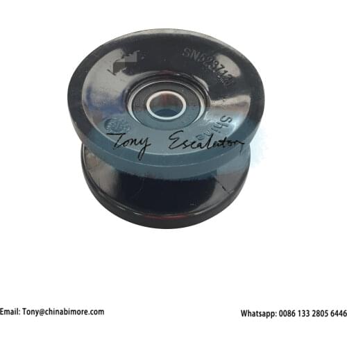 Elevator KORL013 KM5071160H01 SN5237126 Handrail Roller OD61mm W34mm ID10mm