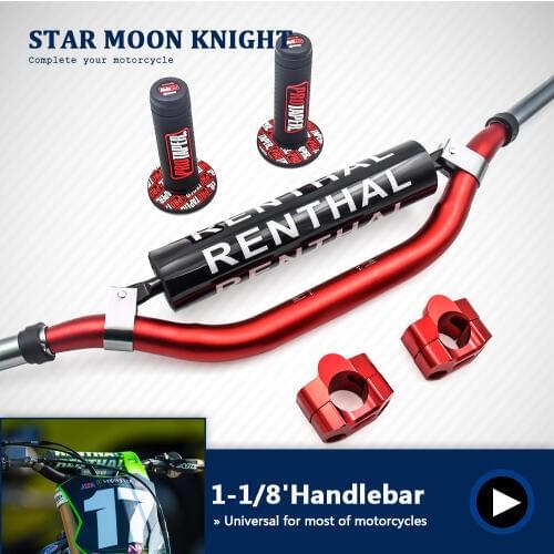 Handlebar PRO Taper Pack Fat Bar 1-1/8" Dirt Pit Bike Motocross Motorcycle Handlebar 810mm length 28mm PRO aluminum