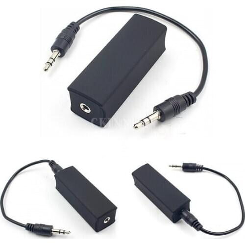 50Pcs/Lot Ground Loop Noise Filter Isolator 3.5mm AUX Cable Stereo Audio System Home Car