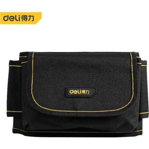 Deli Belt Waist Pocket Case High Capacity Tool Bag Waist Pockets Electrician Tool Bag Oganizer Carrying Pouch Holder Tools Bag