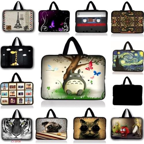 For Samsung Galaxy Tab 4 3 7.0 8.0 Universal 7" Soft Neoprene Tablet PC Case Bag Pouch Handle tablet Sleeve For ipad mini 4 3 2