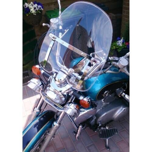 Windscreen For Yamaha Roadliner Stratoliner S 1900 XV1900 Bolt 900 XVS950 7/8" Or 1" Handlebar Grips Screen Windshield