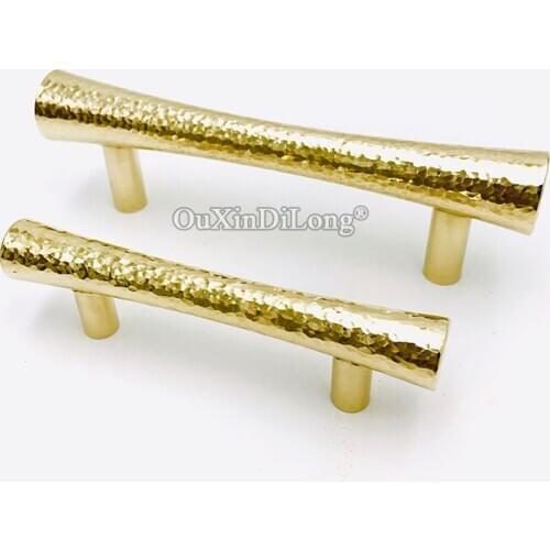 Designed 10PCS Solid Brass Hand Hammer Cabinet Door Handles Cupboard Wardrobe Drawer Kitchen Cabinet Pulls Handles and Knobs