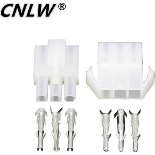 Big Tamiya 3 Pin L6.2-3P Connector Plug with wings Male and Female Air Docking Connector 6.2mm Pitch Electrical Connector