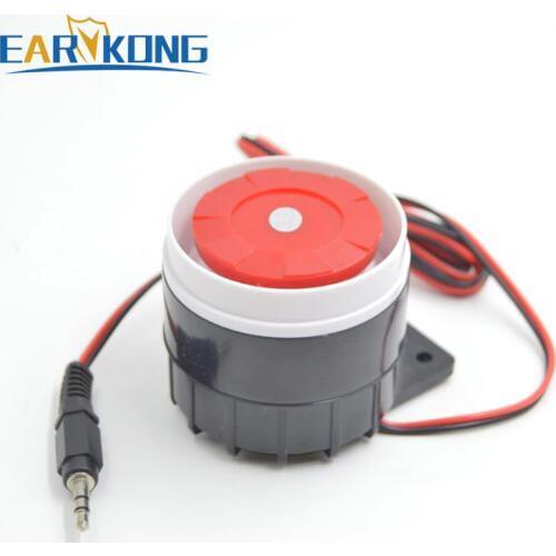 Free shipping high decibels alarm and wireless GSM alarm system universal anti-theft alarm horn accessories alarm siren