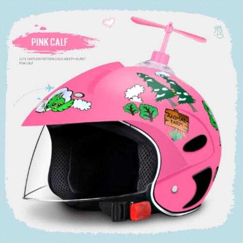 Child Motorcycle Helmets Half Full Face Riding Bike Helmets Kids Motorbike Cute Cartoon Childrens Scooter Bicycle Caps Helmet