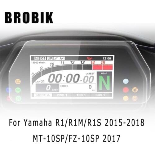For Yamaha R1/R1M/R1S 2015-2018 MT-10SP/FZ-10SP 2017 Motorcycle Speedometer Scratch Cluster Screen Protection Film Protector