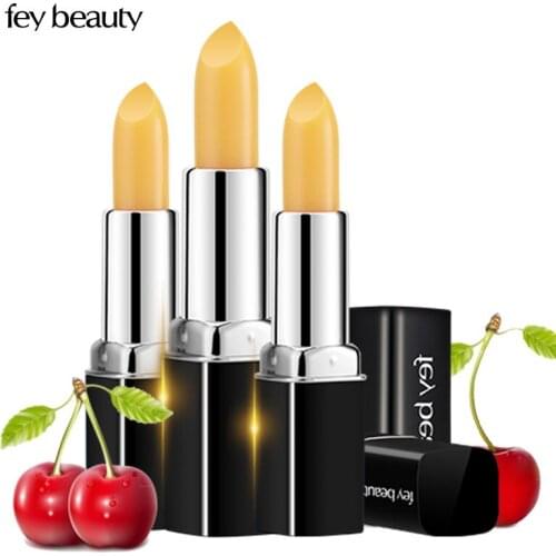Fey Beauty Color Changing Fruit Flavor Lip Balm Clear Bulk Wholesale Lipstick Mood Cute Lipbalm Moisturizer Care Jelly Lip Stick