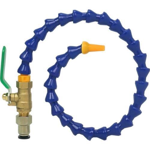 Cnc milling machine Flexible Oil Coolant Pipe Hose Blue Orange 500mm drilling kits