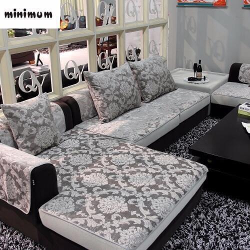European style Leather sofa cover sofa towel sofa mat Chenille Jacquard Non-slip luxury sofacover four seasons free shipping
