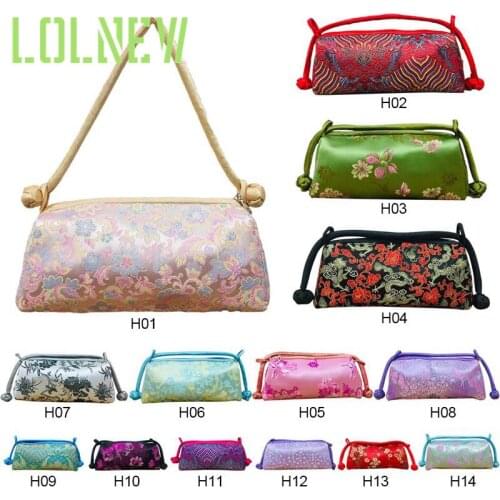 Fashion Luxury Chinese Style Silk Bag Women Handbag Japanese Hand Embroidery Tote Cheongsam Female Cosplay Bags Clutch-2
