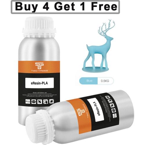 Plant-Based 405nm Biodegradable PLA Resin for Photon LCD 3D Printer Print Material UV Curing Resin Liquid Photopolymer Resin