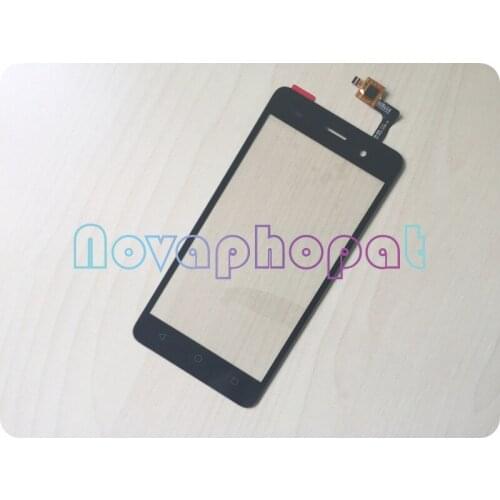 Novaphopat Tested Black touchscreen For BQ BQS-5020 BQS 5020 BQ-5020 Strike Touch Screen Digitizer Sensor Panel + tracking