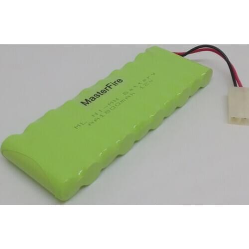 MasterFire AA Ni-MH 12V 1800mAh Rechargeable Battery NiMH Batteries Pack With Plugs for Vacuum cleaner sweeping machines mower