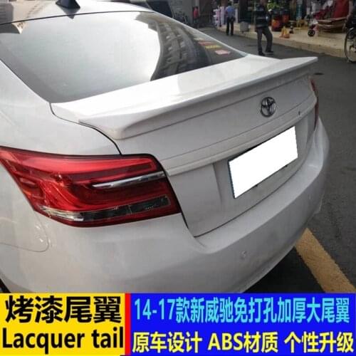 Suitable For the 14-17 New Weichi Modified Thickened Tail Non Perforated Spoiler Fixed Wing