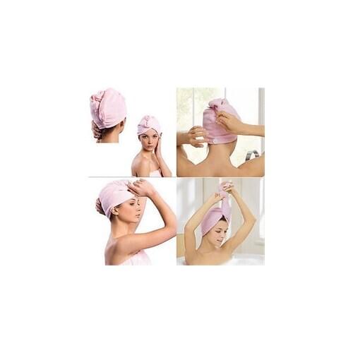MiCrofiber FaBric Thickening Dry Hair Towel Super Absorbent Hair Shower ToWel ON HEAD FOR FeMale BIOR