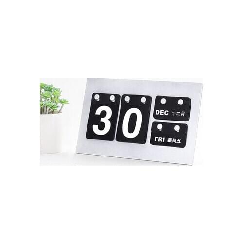 2020 Perpetual Calendar Creative Desk DIY Decoration Hanging Tablet Business Desk Calendar 2020 Tabletop Decor Home Office
