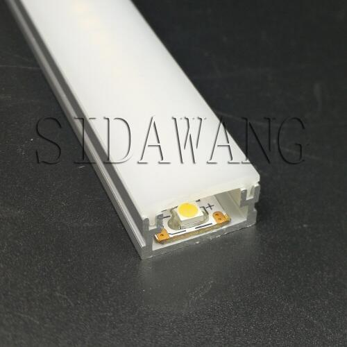 2meter per piece Waterproof Flat Led strip aluminum profiles extrusion SDW010