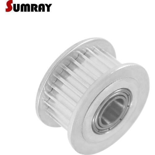 SUMRAY MXL 32T Idler Timing Pulley 3/4/5/6mm Idler Synchronous Wheel Pulley 7/11mm With Bearing