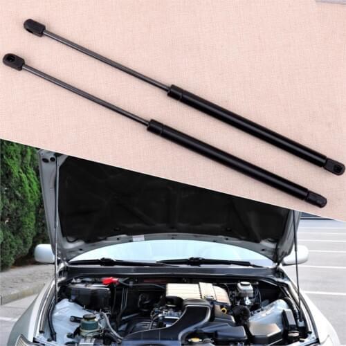 1 Pair Stainless Steel Car Strut Lift Hood Shock Damper Fit for Lexus IS200 IS300 GXE10 4-Door Sedan 1999-2002 2003 2004 2005