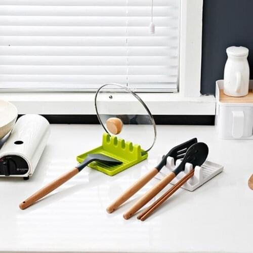 1Pcs Kitchen Accessories Pot Lid Shelf Kitchen Organizer Pan Cover Lid Rack Stand Sponge Spoon Holder Dish Rack