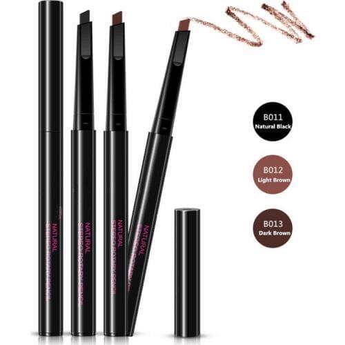 10pcs Waterproof Long-lasting Black Brown Eyebrow Pencil Eye Brow Liner Makeup With Free Shipping