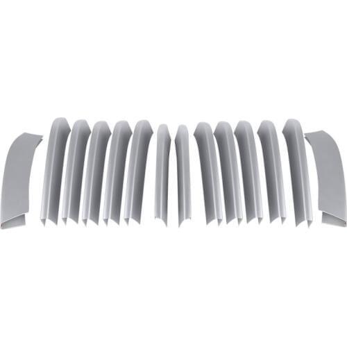 14PCS Car Front Grille Cover Trim Stickers ABS Chrome Car Accessories New For BMW X5 X6 F16 F15 Car Styling